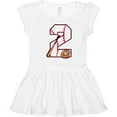 thumbnail image 3 of Inktastic Baseball Second Birthday- two years old Girls Toddler Dress, 3 of 5