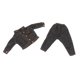 thumbnail image 1 of 2 piezas de chaqueta y pantalones de mezclilla de moda 1/6, accesorios de ropa en miniatura, ropa de muñeca hecha a mano para vestir figuras de acción Negro Hugo Figura chaqueta vaquera, 1 of 10