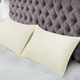 thumbnail image 3 of PiccoCasa 2 Pack Microfiber Pillowcases Soft Pillowcases with Envelope Closure, Queen Beige, 3 of 7