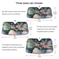 thumbnail image 5 of Yayeee Car Windshield Sun Shade Universal Fit Front Visor Protector, Green Floral, 5 of 8