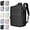 Black, variant on Levette Bag, Levettevac Backpack, Travel Backpack Carry on Flight Approved, Large Capacity Waterproof Bag