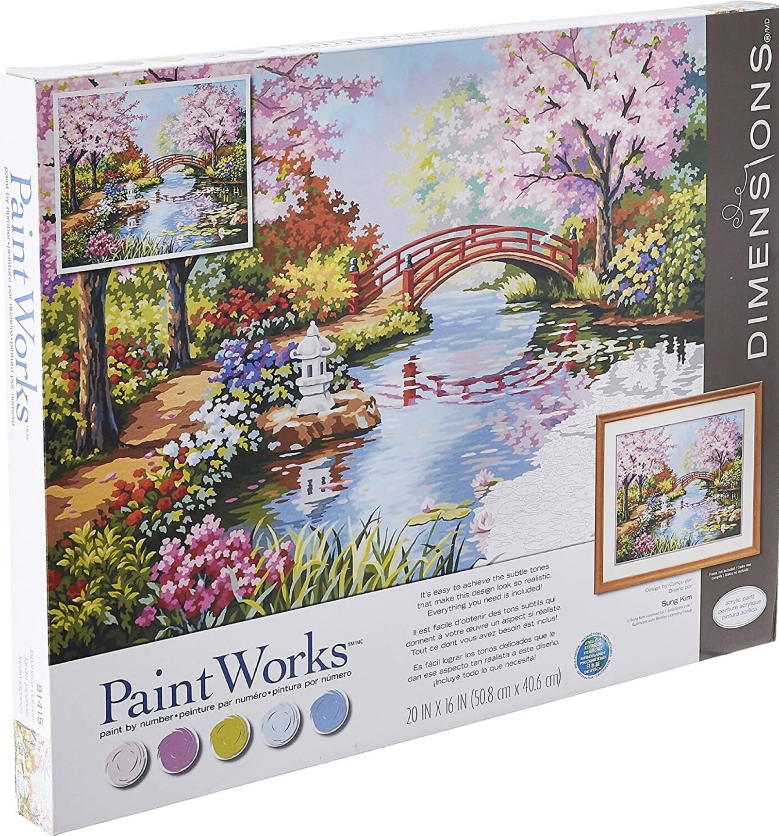 ヴィンテージ！レア! 3D paint by numbers kits vintage Paint by Numbers Craft Kit Dimensions PaintWorks
