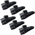 thumbnail image 1 of Juego de 6 estacas para tienda de campaña, clips de fijación para lona de camping, lonas, caravanas, lonas de jardín, color negro, 1 of 5
