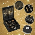 thumbnail image 5 of PU Leather Jewelry Case with Window, 5 of 6