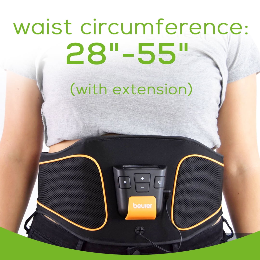 Beurer Muscle Training EMS Belt Portable Muscle Stimulator 5 Programs for Men and Women EM37 Walmart