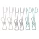 thumbnail image 1 of Pinzas para la ropa a prueba de viento, Clips de fijación para ropa, pinzas para la ropa para el hogar (blancas), 6 uds., 1 of 6