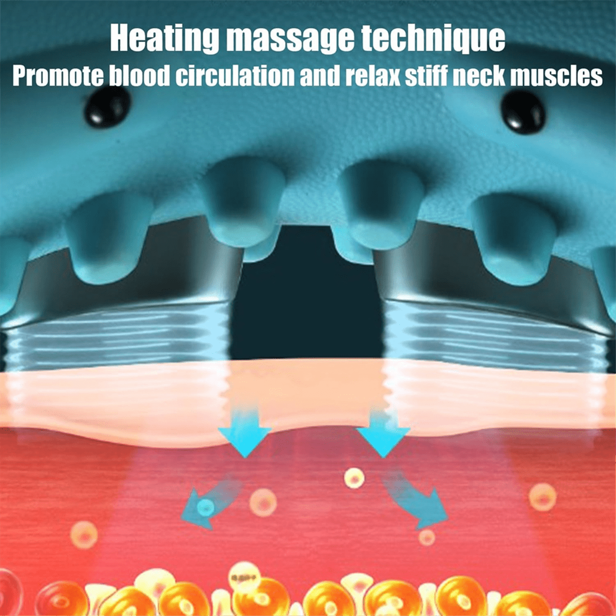 New Therapist Neck Massager, Electric 4D with Heat, Ergonomic Angle for Deep Tissue Pain Relief