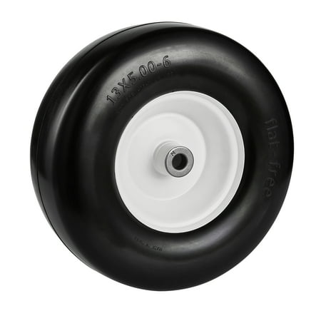 KFFKFF Lawn Mower Tires with Rim 13×5-6 Tubeless Tractor Tires 2-Pack Tire and Wheel Assembly Flat-Free PU Tires Adjustable Hub Length 3/4 Inner Diameter Bushing Includes 20 Adapters KFFKFF Lawn Mower Tires with Rim 13×5-6 Tubeless Tractor Tires 2-Pack Tire and Wheel Assembly Flat-Free PU Tires Adjustable Hub Length 3/4 Inner Diameter Bushing Includes 20 Adapters