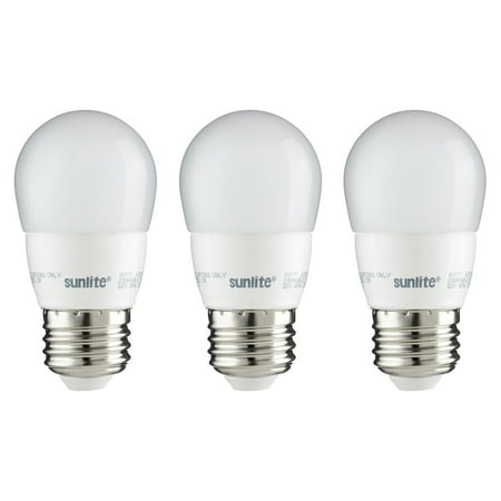 

Sunlite LED A15 Appliance 5W (35W Equivalent) Bulb Medium (E26) Base Warm White 3 Pack