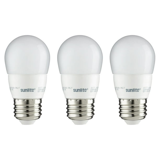 Sunlite LED A15 Appliance 5W (35W Equivalent) Bulb Medium (E26) Base, Warm White 3 Pack