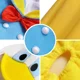 thumbnail image 5 of Disfraz de pato Donald y Daisy para niños, regalo de cumpleaños, vestidos de fiesta de carnaval para niñas y niños, disfraces de actuación para fiestas, 5 of 5