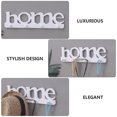 thumbnail image 3 of Door Entryway Wall Rack Hook Creative Wall Hangers with 4 Hooks for Hats Coat, 3 of 8