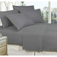 thumbnail image 3 of 1500 Thread Count Egyptian Quality 4 pc Sheet set Deep Pocket Up to 16"" - Wrinkle Resistant - All Size and Colors Queen Gray, 3 of 5