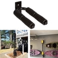 thumbnail image 4 of Kayak Paddle Holder – Wall Mounted Heavy Duty – Vertical Storage – Canoe Paddles, Oars & Fishing Rods – Garage, Indoor/Outdoor – 20 kg Capacity – Black, 4 of 5