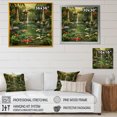 thumbnail image 5 of Designart "Showcasing Bamboo And Koi Pond I" Bamboo Picture Framed Wall Art Living Room, 5 of 5