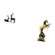 thumbnail image 5 of Elegante Juego De Figuras De Resina De Ciervo Y Caballo, Colección Moderna De Esculturas De Animales Para Sala De Estar, Dormitorio, Centro De Mesa Y Decoración Del Hogar., 5 of 8
