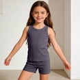 thumbnail image 5 of Auroural Toddler Girls Tank Top 5T Toddler Girls Clothes 4T-5T Toddler Kids Boys Girls Fashion Cute Solid Color Soft Sleeveless Singlet Shirts Casual Top Clothes, 5 of 8