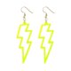 thumbnail image 2 of Nuevo diseño de pendientes colgantes con destellos de hipérbole y fluorescencia de neón R--amarillo claro | Código de modelo 6751 amarillo claro, 2 of 4