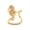 A, variant on Gold Sea Animals Ring for Women Rhinestone Seahorse Turtle Dolphin Starfish Seashell Double Layer Adjustable Ring Bohemian Beach Jewelry Gift for Ocean Lovers