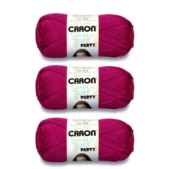 Hilo Caron Simply Soft Party Fucsia Brillante 3x85g