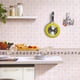 thumbnail image 3 of Reloj de pared Zulema sartén decoración hogar dormitorio cocina café amarillo, 3 of 8