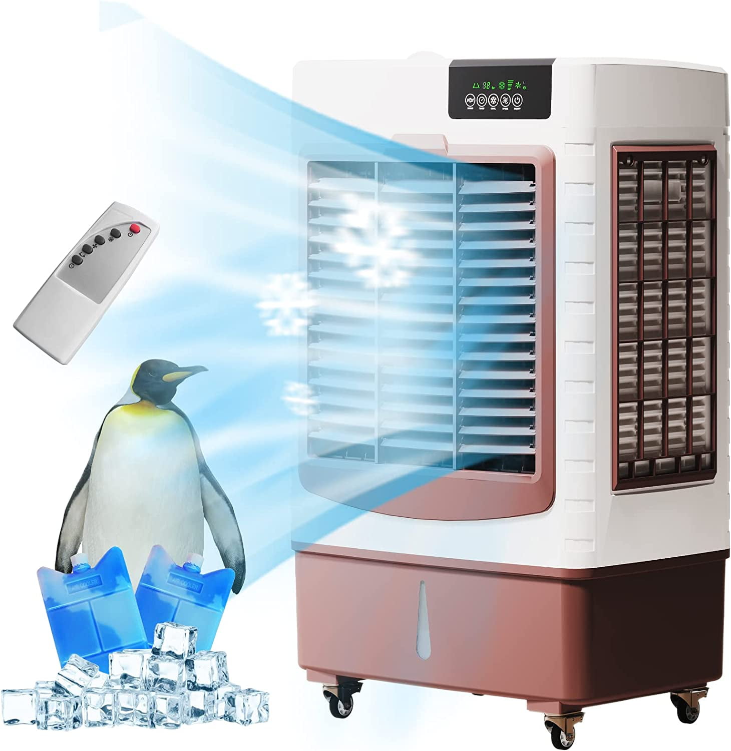 Linor Evaporative Air Conditioners Cooler 3531 CFM, Portable Swamp