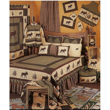 Patch Magic Cedar Trail Lightweight Reversible Cotton Queen Quilt ,Adult, Teen