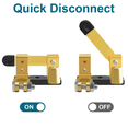 thumbnail image 2 of Battery Disconnect Switch,Top Post Knife Blade Master Switch, Battery Disconnect Switch, Battery Cut Off Shut Off Switch, 2 of 4