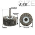 thumbnail image 4 of 2\" Stainless Steel Wire Wheel Brush for Die Grinder Drill 1/4\" Shank Rotary Tool, 4 of 8