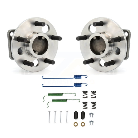 Transit Auto Matériel de Frein Arrière et Kit de Roulement de Moyeu de Roue pour Voiture 2001-2005 Pontiac Aztek FWD avec Non-ABS K7D-100524