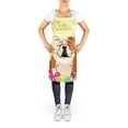 thumbnail image 2 of Carolines Treasures BB6125APRON Easter Eggs English Bulldog Fawn White Apron Large multicolor, 2 of 4