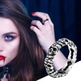 thumbnail image 2 of Anillo redondo con forma de esqueleto de Halloween Anillo elegante con esqueleto Anillos de Halloween para hombre Talla 7-12, 2 of 8