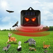 Lycxbfjia 4 X Solar Predator Guard Light Red Led Deterrent Light Night Animal Repeller