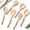 Maple Wood-Maple 6 PCS, variant on 6 12 Inch Hard Maple Wood Kitchen Utensils Set - Wooden Spoons For Cooking Nonstick Cookware