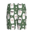 thumbnail image 2 of Haiem Alpaca Faces Men's Pajama Short with Soft Woven Cotton Elastic Waistband Sleep Short-X-Large, 2 of 9