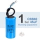 thumbnail image 3 of CBB60 45uF Capacitores de arranque, AC 450V 2 Cables 50/60Hz Cilindro 102x50mm, 3 of 5