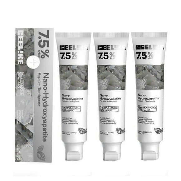 1-5X CEELIKE Hydroxyapatite ToothpasteEnamel Strengthening&Sensitivity.Whitening
