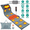 4539 GRey, variant on Full Body Massage Mat with Heat 9 Vibrating Motors 9 Massage Modes and 3 Levels Vibration Back Massager Pad Christmas Gifts for Men Women Dad Mom