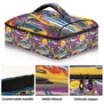 thumbnail image 2 of Iauyy Casserole Carrier for Hot Food Insulated Casserole Travel Carry Bag with Lid Food Warmer Bag for Party/Picnic,Colorful, 2 of 7