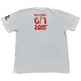 thumbnail image 2 of U2 - Camiseta Paris 2015 Nous N'Avons Pas Peur Estampado en Espalda de Algodón para Adultos Unisex (Blanco), 2 of 2