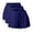 3pc Blue, variant on Xunlbb Shorts for Women Workout Shorts 2pc Fashion Women Lace Plus Size Rope Tie Shorts Yoga Sport Pants Leggings Trousers S-5XL on Clearance