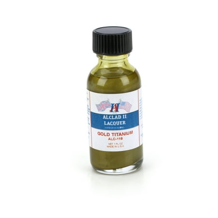 Alclad II Lacquers Gold Titanium 1 oz. ALC118 Lacquer Primers & Paints