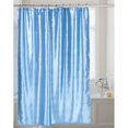 thumbnail image 1 of FSC15-FS-24 72 x 72 in. Shimmer Faux Silk Shower Curtain, Slate, 1 of 1