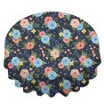 thumbnail image 2 of Pioneer Flower Floral Print Pattern Round Tablecloth 60 X 60 Inch, Wrinkle Resistant Wipeable Table Cloth for Kitchen Dining Picnic Patio Party, 2 of 6