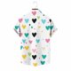 thumbnail image 5 of TaTaai Men's Valentine's Day Print Shirt, Short Sleeve Button Down Casual Blouse, Romantic Gift Top Gift, 5 of 5