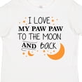 thumbnail image 4 of Inktastic I Love My Paw Paw to the Moon and Back Boys or Girls Toddler T-Shirt, 4 of 5