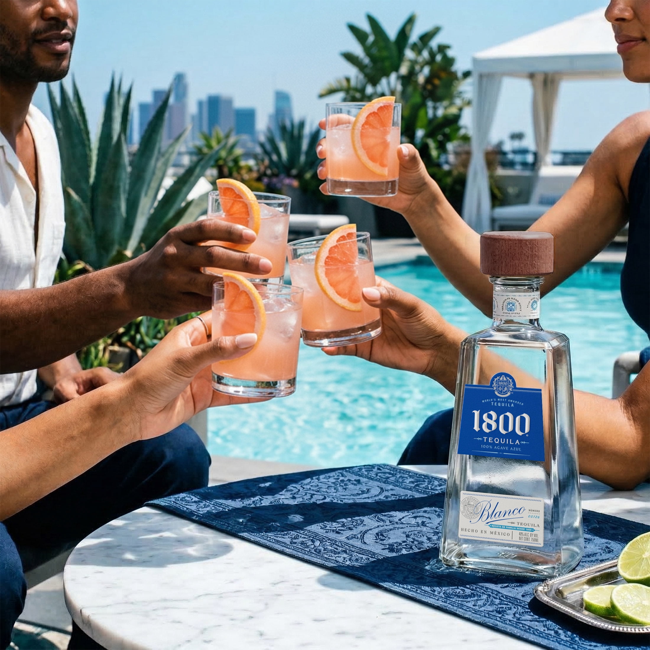 1800 Tequila Blanco, 750 ml Glass Bottle, 40% ABV - Walmart.com
