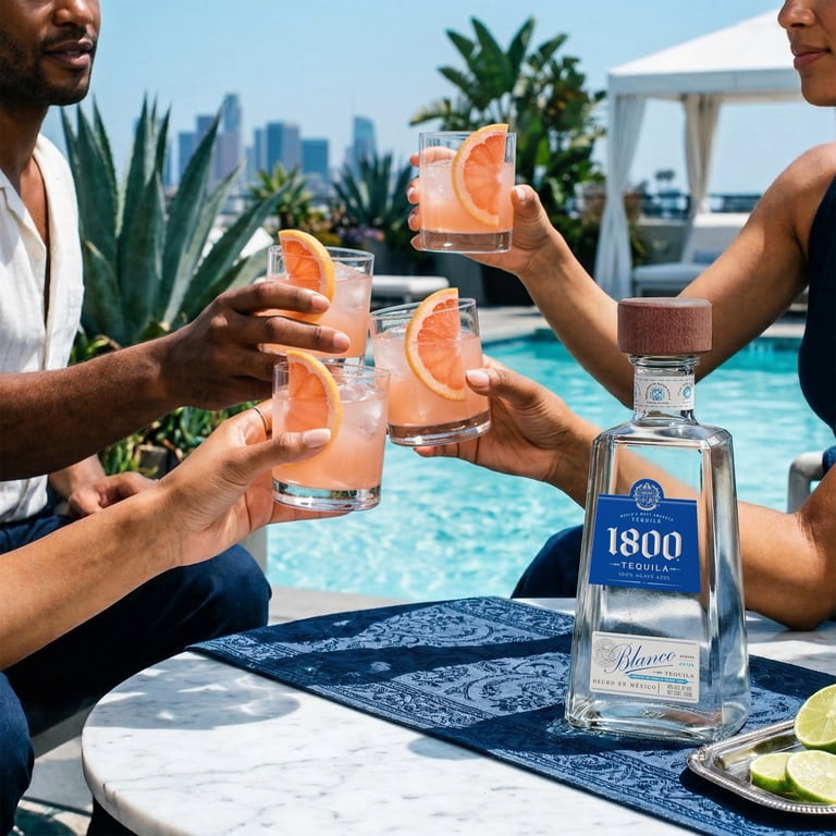 1800 Tequila Blanco, 750 ml Glass Bottle, 40% ABV - Walmart.com