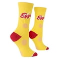 thumbnail image 3 of Cool Socks Novelty Crew Socks Women's Eggo Waffles, Graphic Print, Large, 3 of 5
