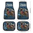 thumbnail image 2 of The Legend of Zelda Car Mat Universal Fit 4-Piece Set Car Floor Mats Vehicle Floor Protection Rugs Car Rug Carpet, 2 of 8